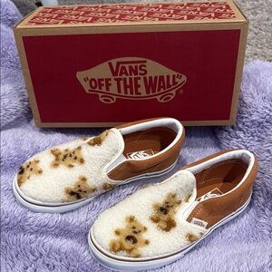 Vans Fuzzy Bear Slip-On Sneakers